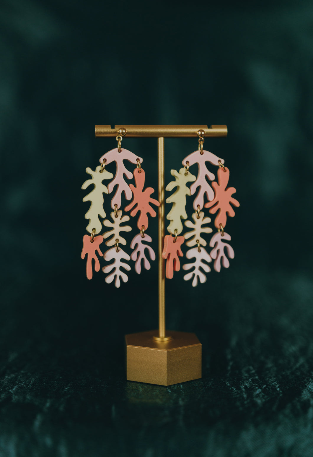 The Tayla Matisse Coral Dangles