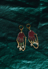 Load image into Gallery viewer, The Frida Holographic Hand Dangles

