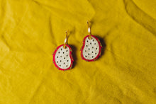 Load image into Gallery viewer, The Dragonfruit Charm Hoops
