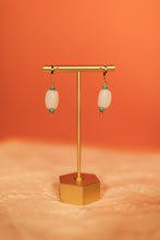 Load image into Gallery viewer, The Artemisia White Beaded Earrings
